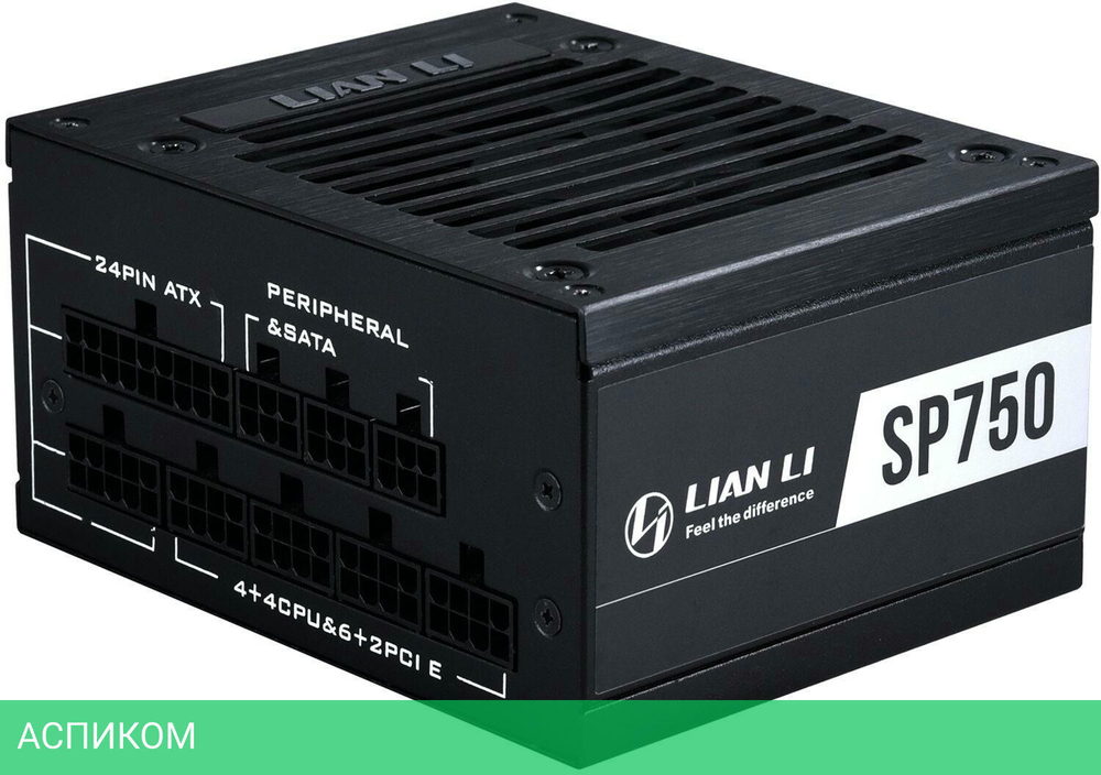 Блок питания Lian Li SP750 750W черный (G89.SP750B.00EU)