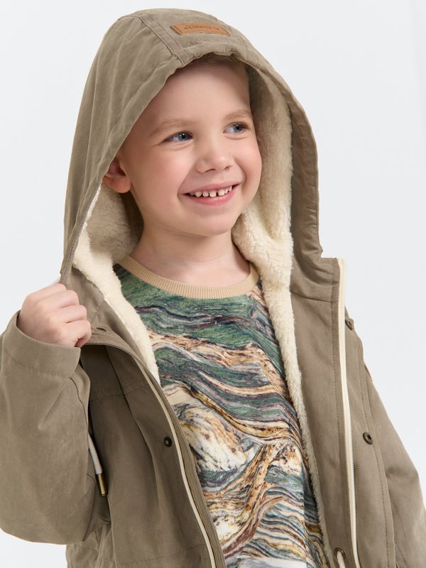 Парка демисезонная на меху 