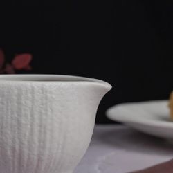 Молочник соусник 100 мл d 6,8/6,3 см h5,4 см круглый фарфор Frost White Moon P.L. Proff Cuisine [12]