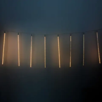 Гирлянда для улицы «Тающая сосулька» 3,0 м*80 см 575 лампы LED, IP-54, Теплый белый (8 трубок)