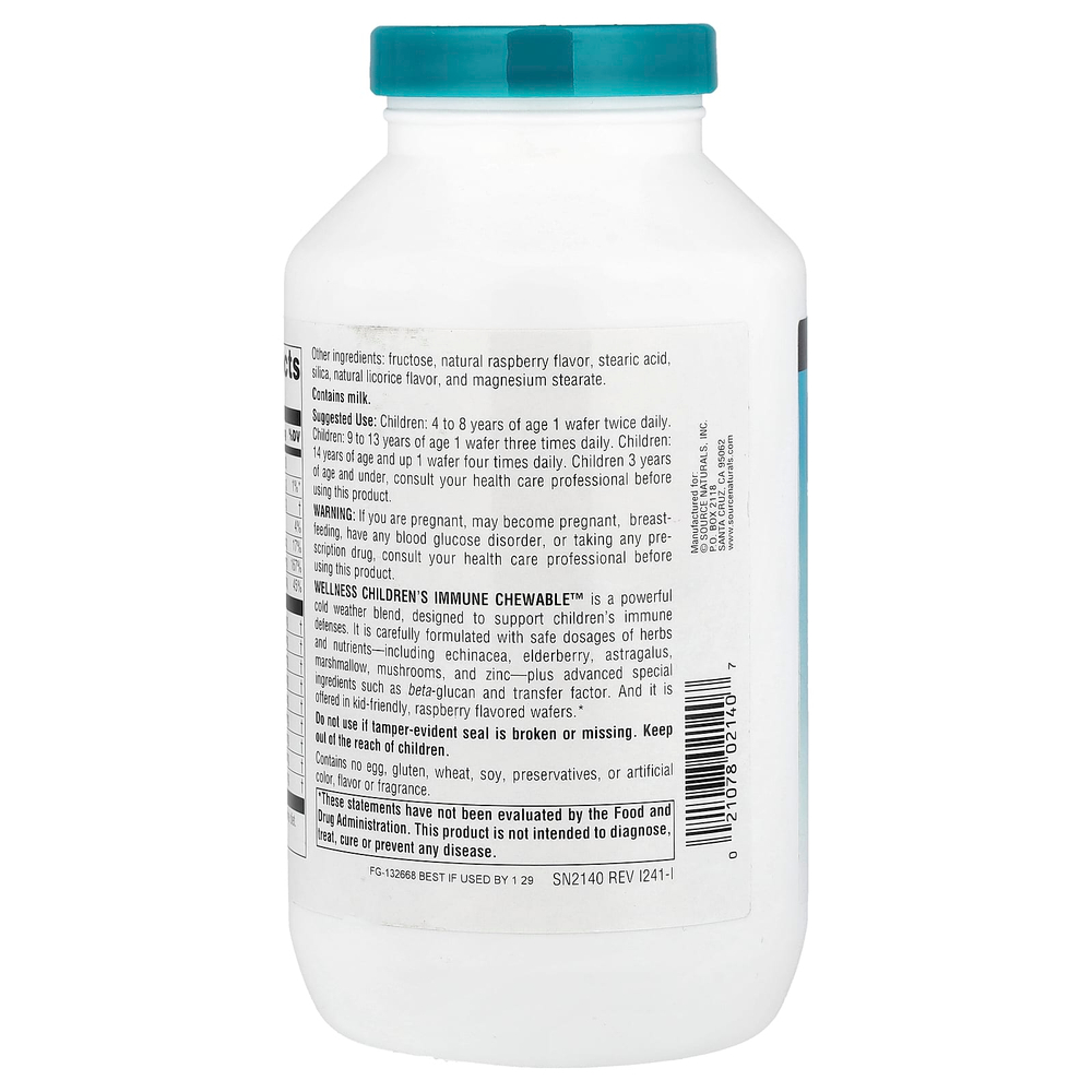 Source Naturals, Wellness Children's Immune Chewable™, с ягодным вкусом, 120 жевательных таблеток