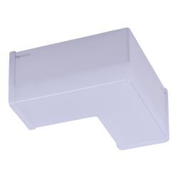 ULO-N11L-8W-4000K-120D IP40 WHITE Светильник светодиодный L-образный. Угол 120 градусов. Белый свет 4000K. 2000Лм. Алюминий. Цвет белый. TM Uniel