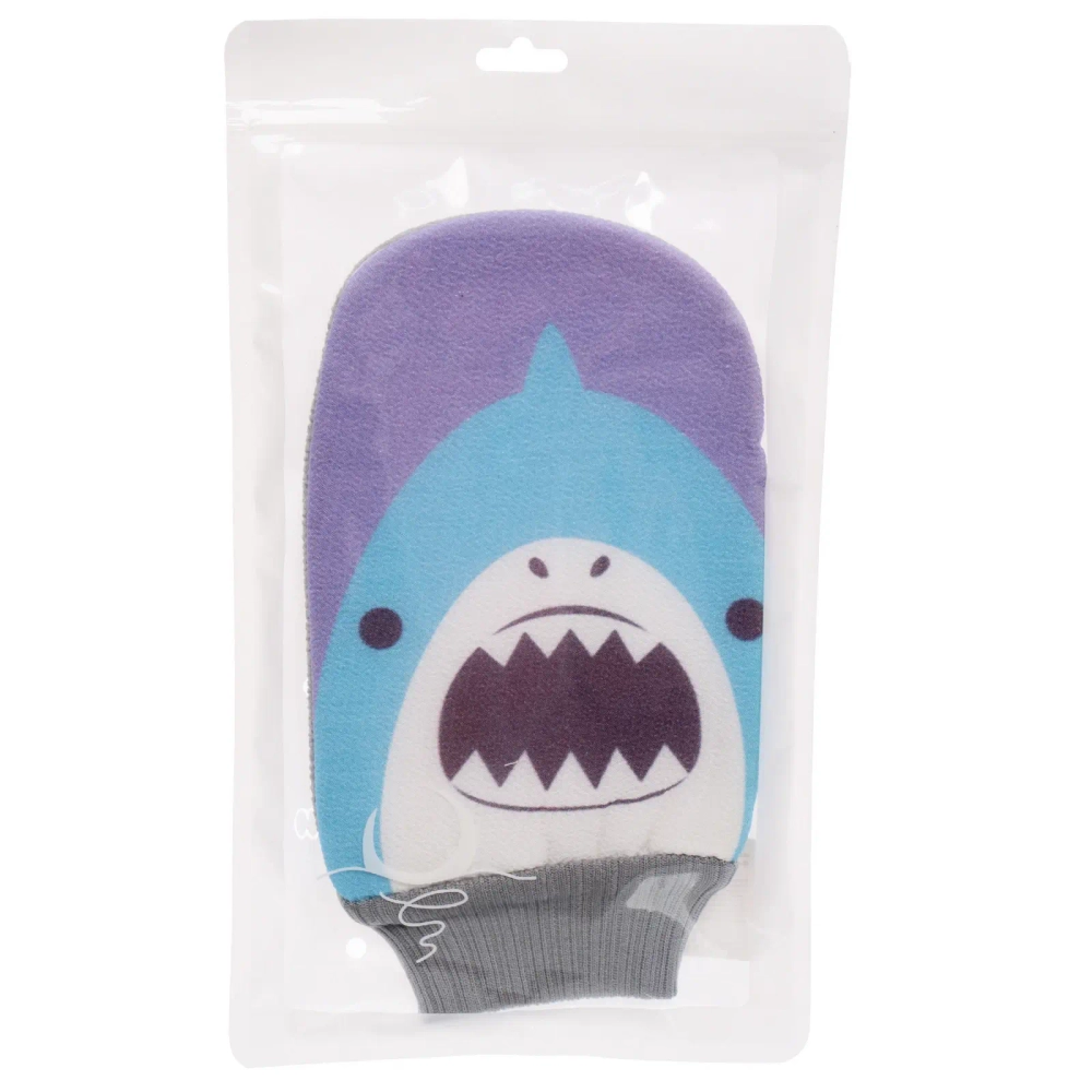 Мочалка-варежка для тела детская «Water Magic - Окулёнок Гроза», цвет как на фото, 24,5*14 см (ZIP пакет)