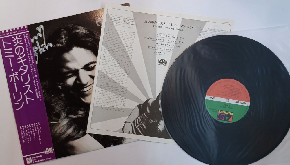 Винтажная виниловая пластинка LP Tommy Bolin Teaser (Japan 1975)
