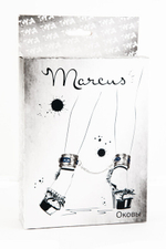 Кружевные поножи серебристые (Цвет: серебристый, черный)