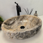 Раковина из оникса Erozy Grey EO-62291 53*41*15 0093
