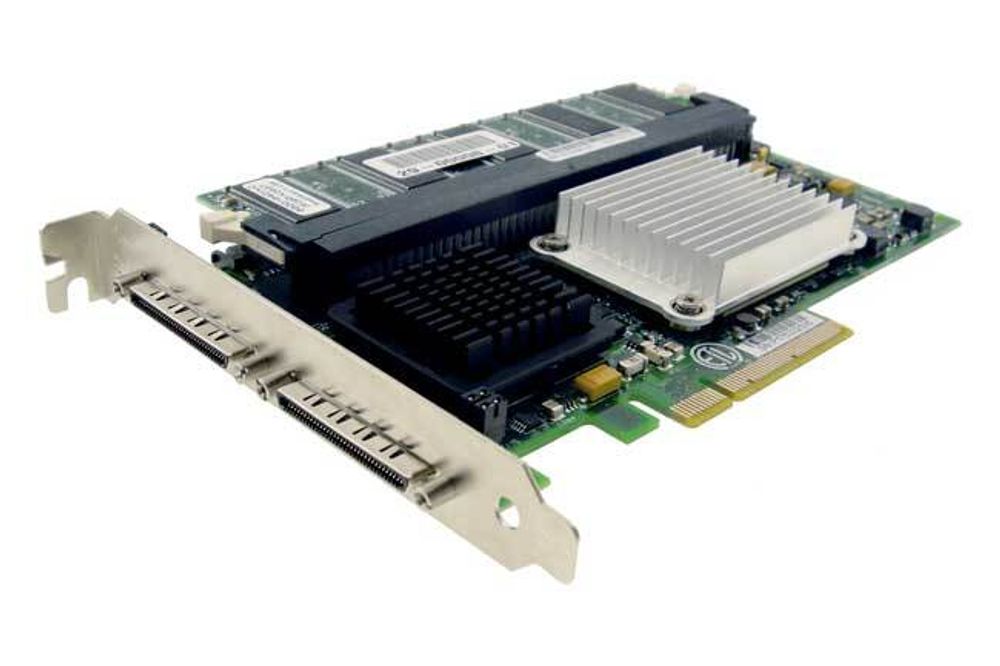 Контроллер Intel LSI Logic MegaRAID SCSI LSI53C1030/ Xscale IOP332 500Mhz 0(256)Mb Int-2x68Pin Ext-2xVHDCI RAID50 UW320SCSI PCI-E8x(Без Кэша) SRCU42E