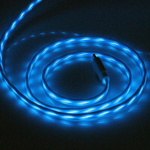 Кабель USB/Micro светящийся Full Power blue