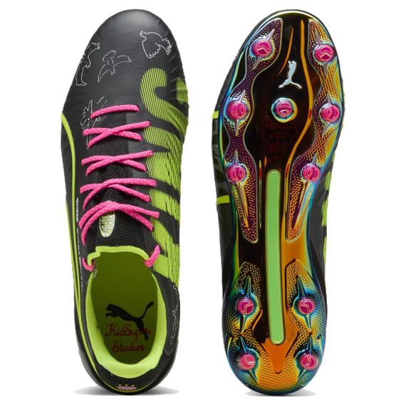 PUMA King Ultimate Футбольные бутсы Низкие Черные Унисекс