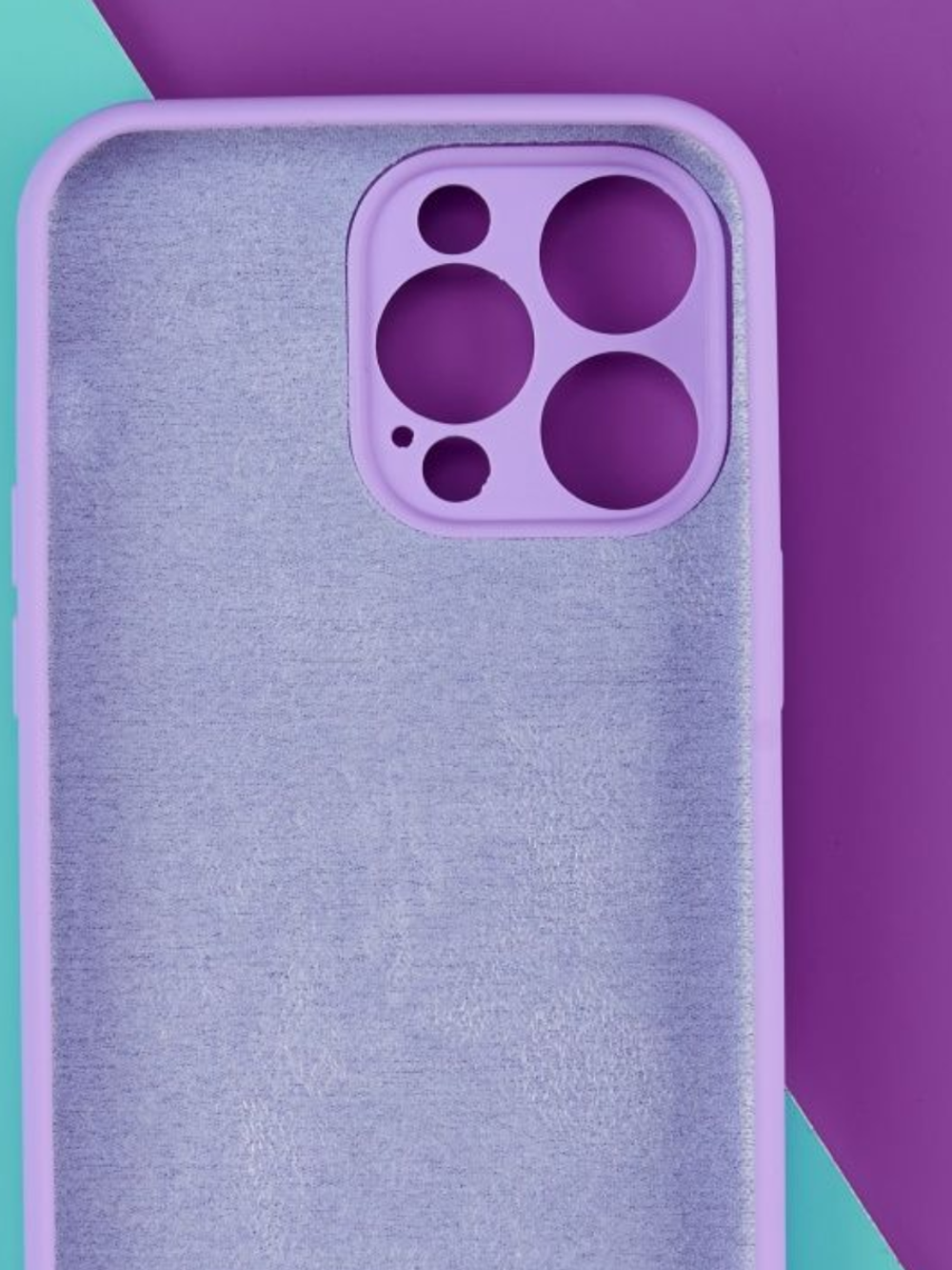 Накладка iPhone 14 Pro Max силикон сиреневый
