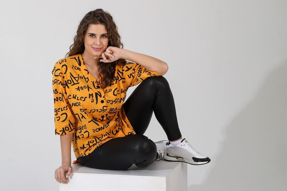 Туника (рубашка) Жанр-1 Виотекс ГОРЧИЧНЫЙ