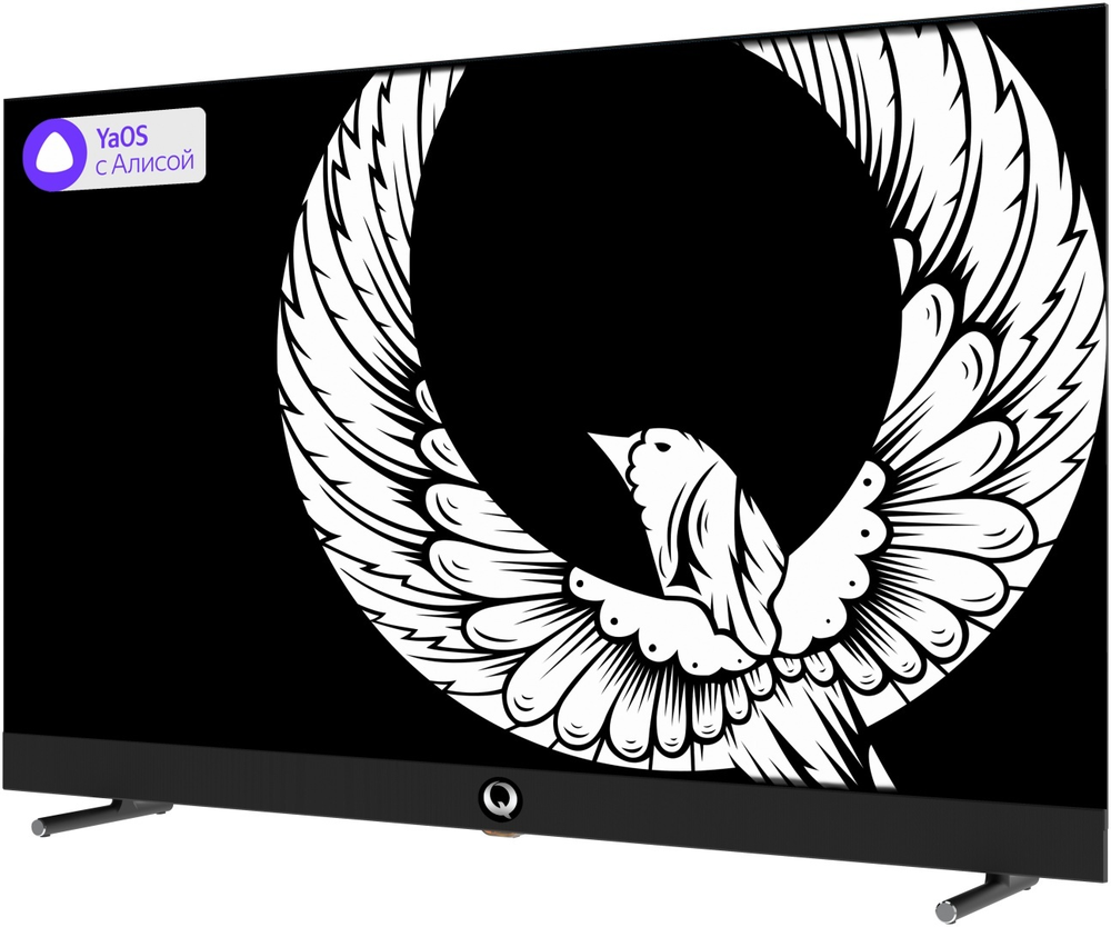 Телевизор Qwatt Q43YKS-MB 109 см черный
