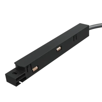 Вводной коннектор питания для магнитной трековой шины Vaes VECTOR, цвет чёрный