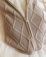Кокон детский Oliver Loomknits Капучино