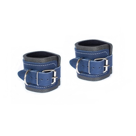 Манжета силовая на ногу ReKoy F153 кожаная, манжета спортивная, комплект, 2 шт