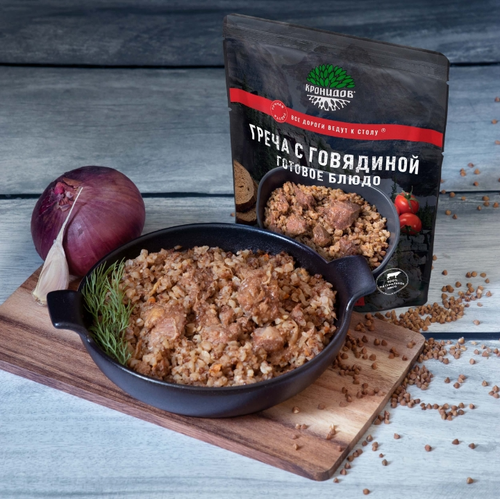 Каша гречневая с говядиной Кронидов