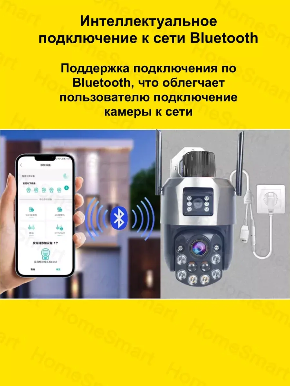 Камера уличная вариофокальная Wi-Fi с оптическим зумом 36Х