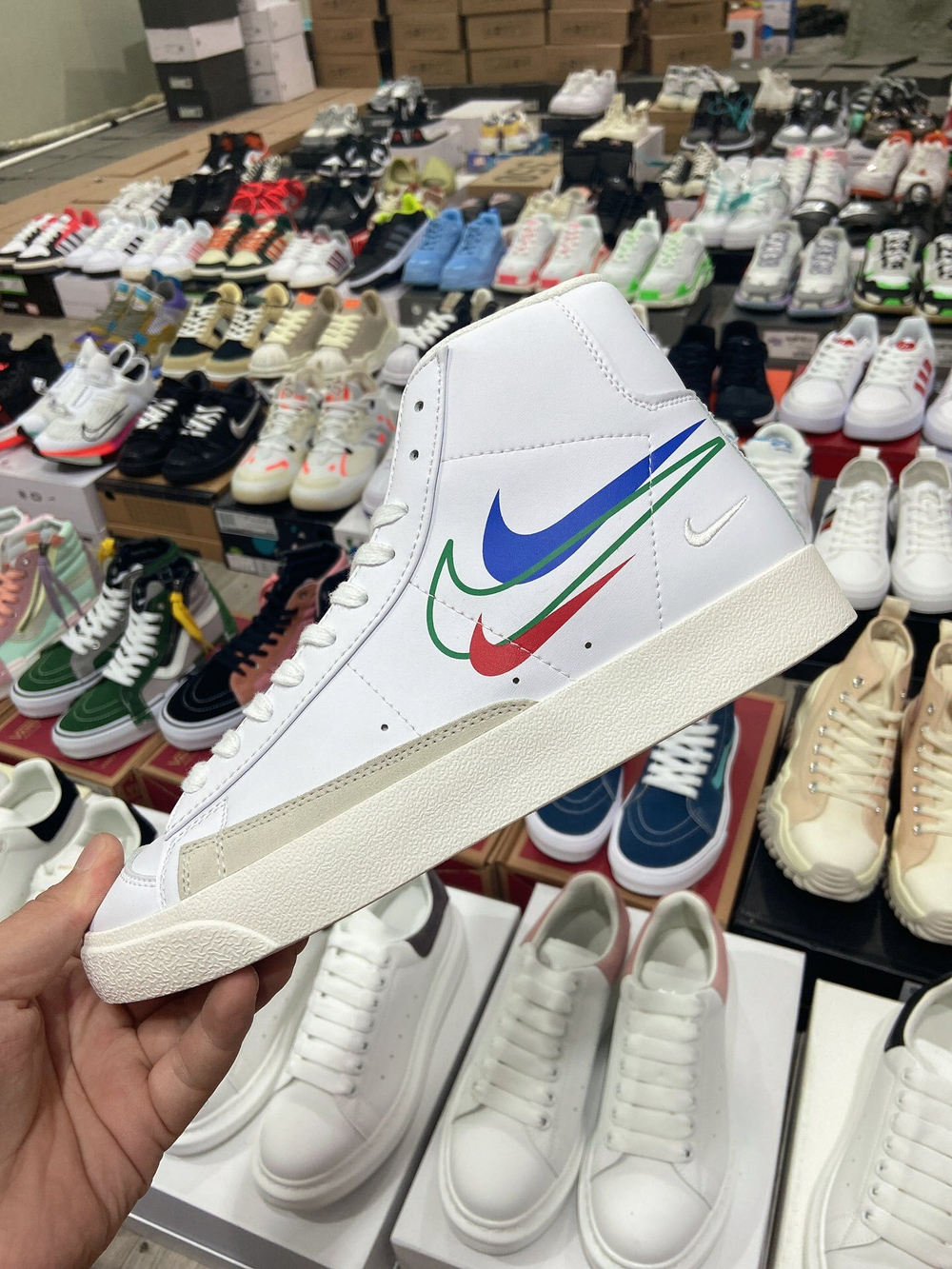 Blazer Mid 77 Multi-Swoosh