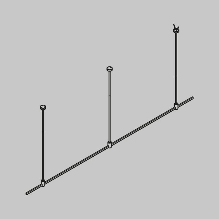 Основание Long для трековых светильников Maytoni Technical Flarity TFC-Flar-L01-B