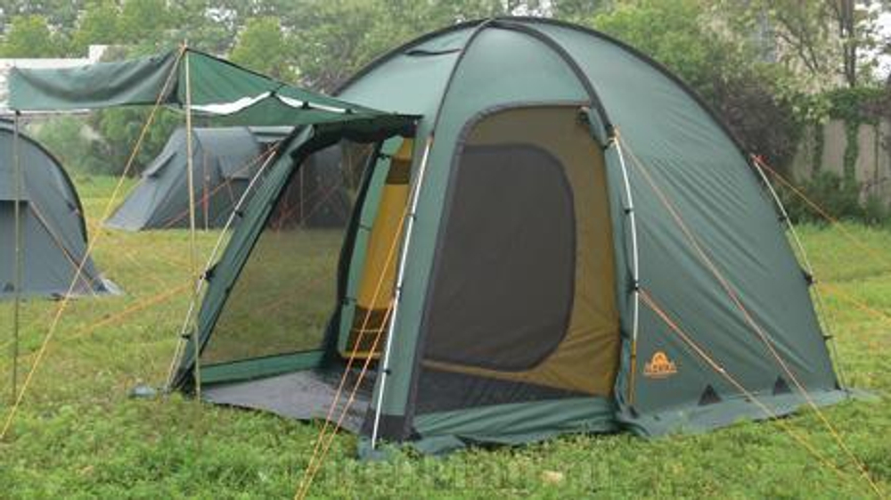 Палатка Alexika Minnesota 4 Luxe Alu зеленая---