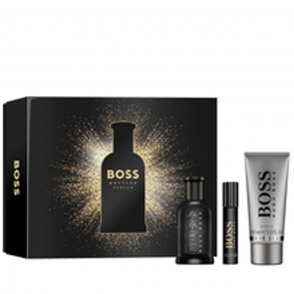 Hugo Boss Boss Bottled Parfum Dárková sada Parfum 100 ml, miniaturka 10 ml a sprchový gel 100 ml 100ml