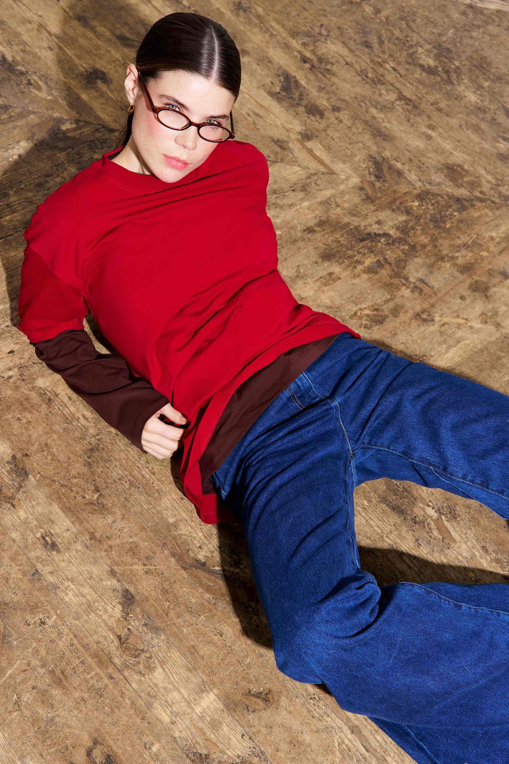 Джинсы клеш