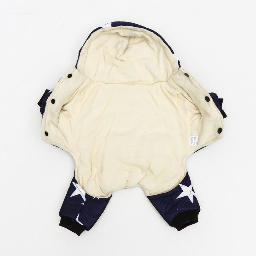 Комбинезон "Звездочки" S, ДС 20 см; ОШ 23 см; ОГ 32 см