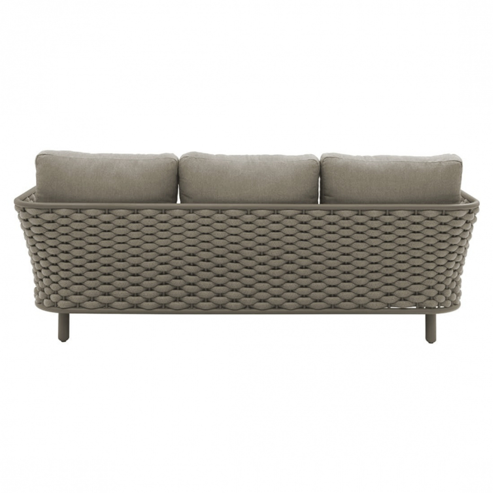 Диван плетеный трехместный Tagliamento Leon