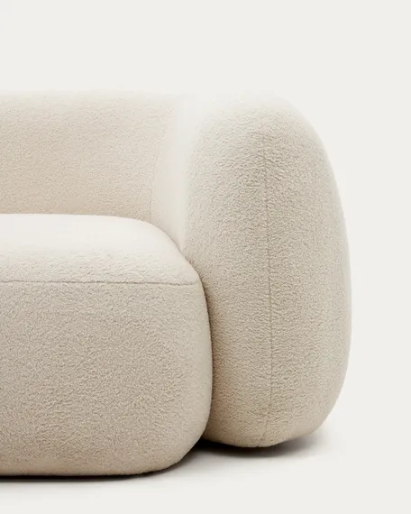 Трехместный диван Martina, 240 см, белое букле