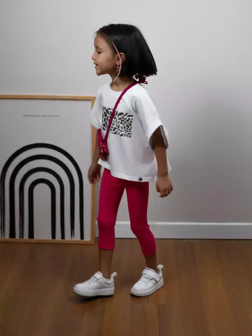 Бриджи в рубчик для девочки