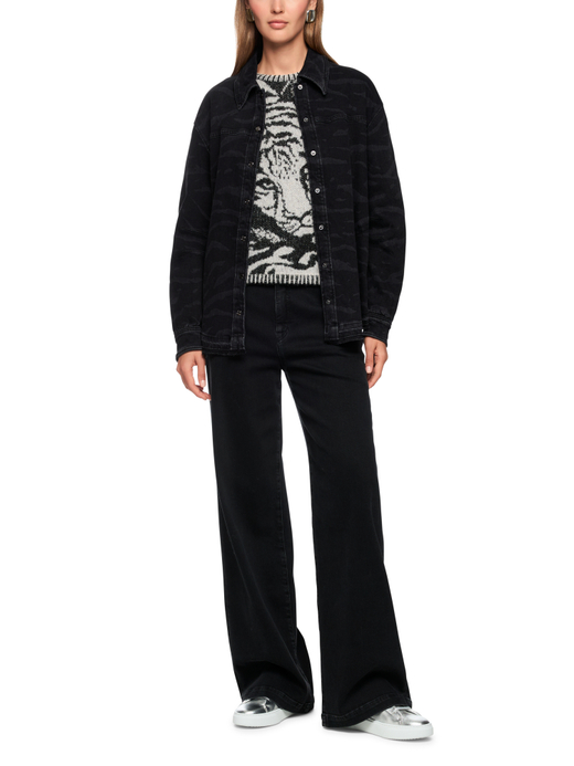 Джинсовая рубашка из хлопка