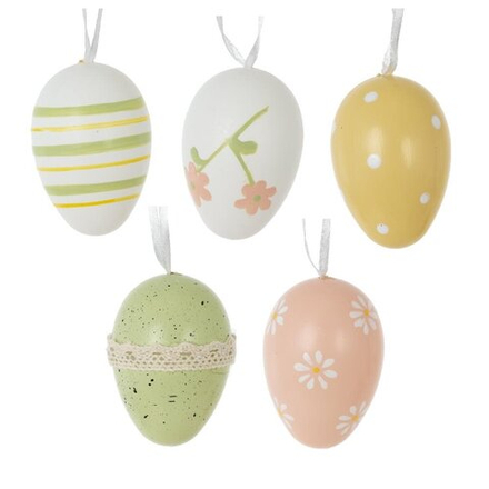 GAEM Набор из 12-ти изделий декоративных подвесных "Яйцо" (4*6), L18,5 W18,5 H4 см