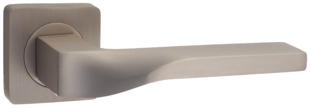 Ручка квадрат Ренц Эннио, цвет никель супер матовый ЦАМ (гарантия - 10 лет)