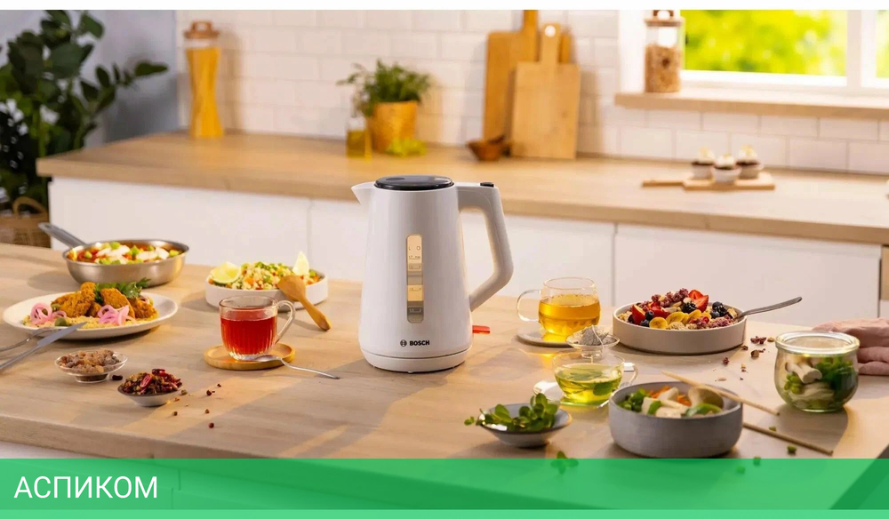 Электрочайник Bosch TWK1M121 белый