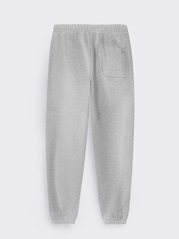 Брюки Logo джоггеры меланж серые - фото 2