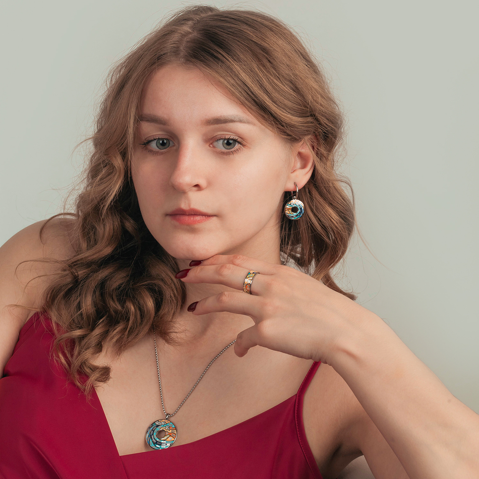Серьги Fiore Luna AE03787-4 S