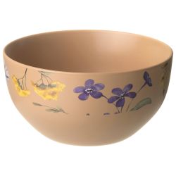 НАБОР ПОСУДЫ LEFARD "FLOWERS" 3 ПРЕДМЕТА: КРУЖКА 390МЛ, САЛАТНИК 640МЛ, ТАРЕЛКА 20,5СМ