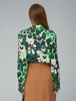 Блузка с воротом чекер