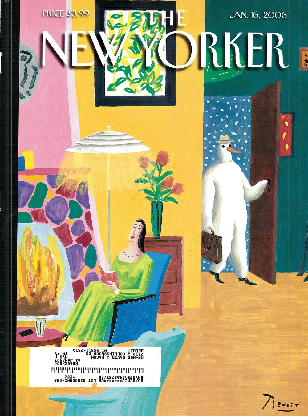 Журнал The New Yorker 16-01-2006, обложка