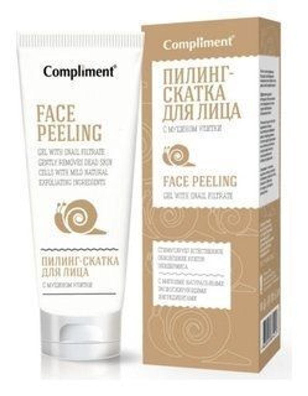 Compliment Пилинг-скатка для лица с муцином улитки 80 мл