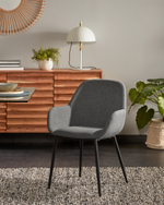 Стул Konna ткань темно-серый