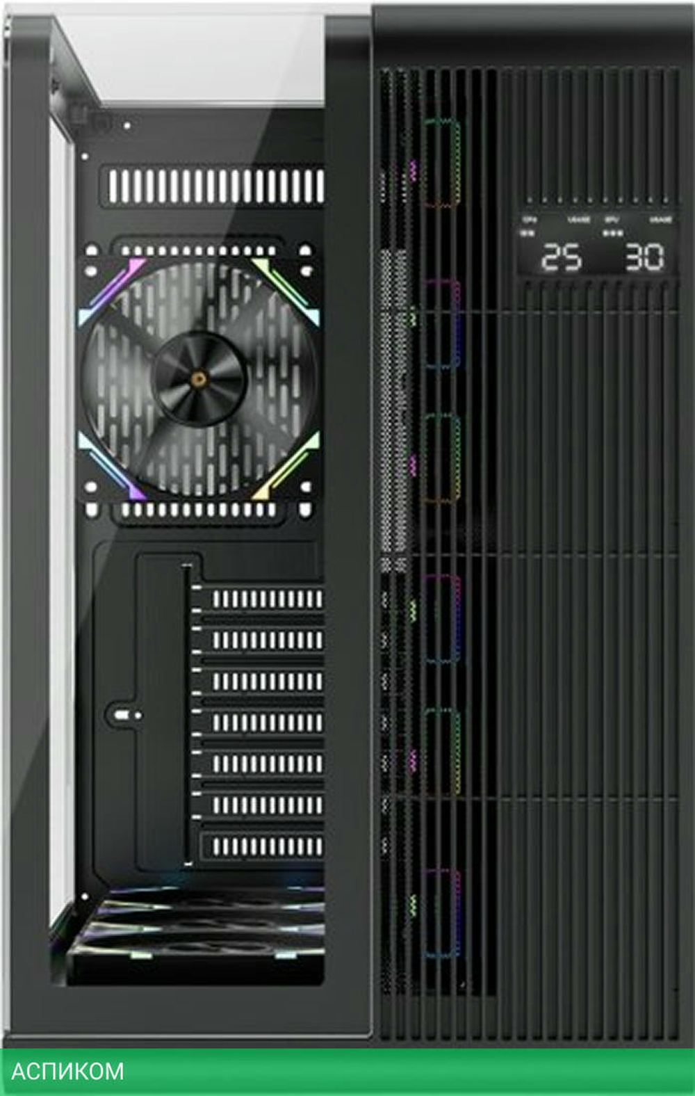 Корпус 1stPlayer RT7 без БП Black (RT7-BK-3FC7R-1FC7)