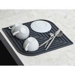 Коврик для сушки посуды Dry Flex, 34,5х31,5 см, графит