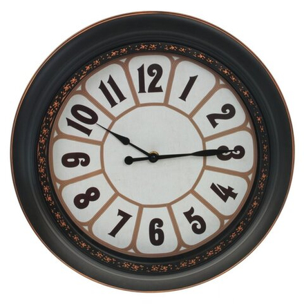 GAEM Часы настенные декоративные, L35,5 W6 H35,5 см, (1xАА не прилаг.)