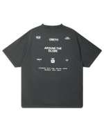 Мужская Футболка Obey Around The Globe
