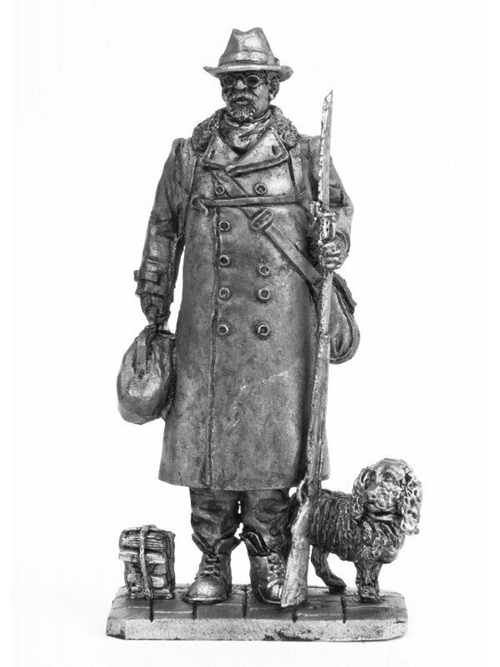 Оловянный солдатик Ополченец, профессор Тимирязевской академии, 1941 г.