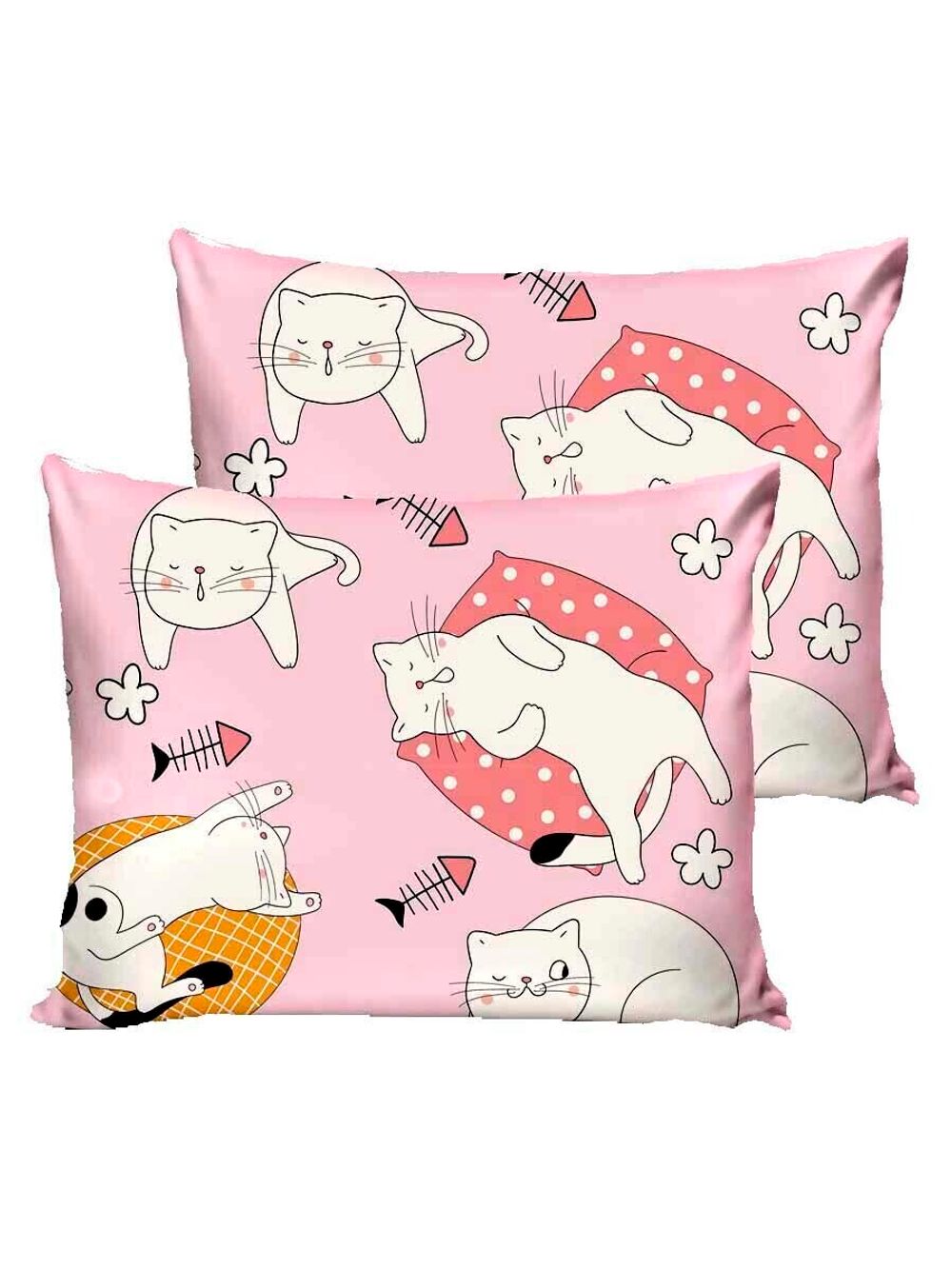 Наволочка комплект 2шт бязь Сказка "Лола" 50x70 см