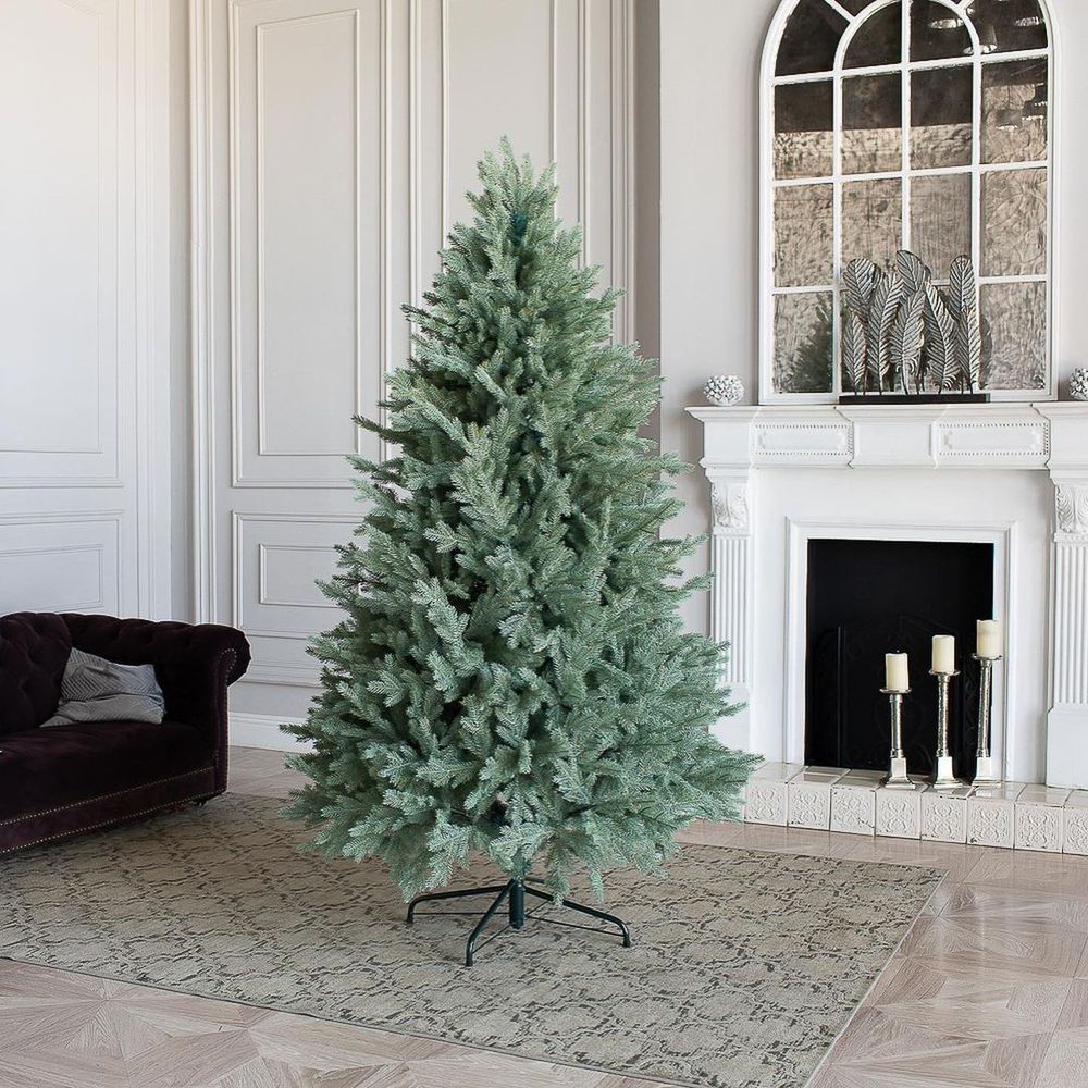 Ель искусственная голубая «Марселло» (Литая хвоя) от 1.8 до 2.4 м