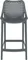 Полубарный стул Air 65 см серый