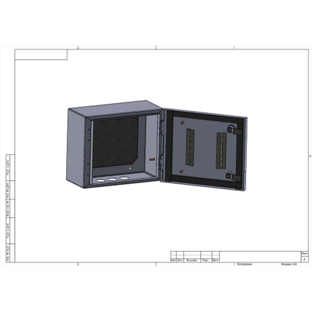 Корпус металлический ЭРА OPTIMA ЩМП-25.30.15 (250х300х150) IP54 У2 серый | Корпуса металлические с монтажной панелью